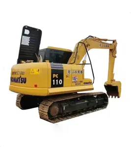 Japão fez Escavadeira Komatsu PC110 com perfeitas condições e durável Desempenho do Trabalho 11 ton KOMOTSU PC110 NA VENDA