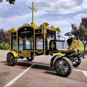High Quality Luxury Electric Funeral Carriage Car Retro Funeral Cars Special Transportation Wedding Carriage for Sale - Product Image 5