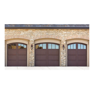 HELTON <span class=keywords><strong>Porte</strong></span> de <span class=keywords><strong>garage</strong></span> en bois brun de haute qualité - Product Image 3