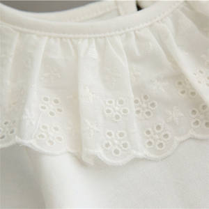 Ropa Infantil al por Mayor, Camisetas Coreanas para Niños, Camisetas Blancas Lisas para Niñas, del Fabricante en China - Product Image 5