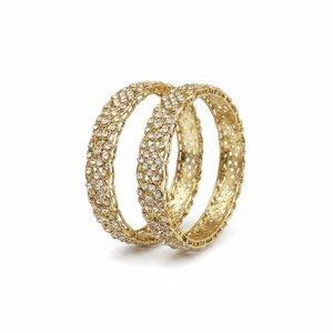Premium Austrian <b>Crystal</b> Statement Bangles Elegant Designer Jewelry Dazzling <b>Crystal</b> <b>Bracelets</b> Set - Product Image 2