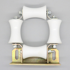 Rueda Guía de Cadena Compensadora para Elevador, de Nylon Blanco, Diseño Industrial Metálico, para Piezas de Elevador - Product Image 1