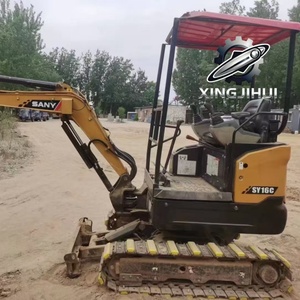 Excavadora Usada Sany 16C, Marca Japonesa Original de Segunda Mano, Miniexcavadora de 1.6 Toneladas con Orugas de Goma y Motor Sany - Product Image 4