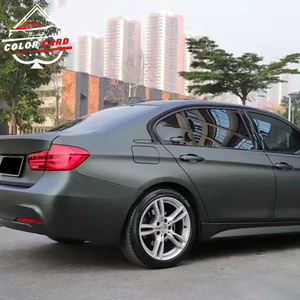 Pellicola vinilica per avvolgimento auto Super opaca verde misterioso antigraffio pellicola da imballaggio in PVC verde Ultra muto impermeabile in metallo - Product Image 4