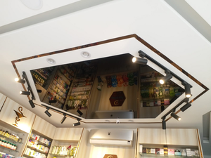 Suspension de produit supérieure montée au <span class=keywords><strong>plafond</strong></span> du film de <span class=keywords><strong>plafond</strong></span> extensible avec harpon en PVC - Product Image 3