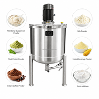Équipement de mélange de qualité alimentaire 304, réservoir de mélange en acier inoxydable pour jus, boissons, lait, sirop, liquides, machine de mélange et de stockage