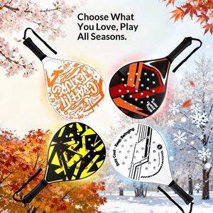 <span class=keywords><strong>Raquette</strong></span> <span class=keywords><strong>de</strong></span> padel <span class=keywords><strong>de</strong></span> niveau débutant pour l'entrée en matière sur le marché international, en ABS, alternative au carbone, légère, rebond puissant, grip G1 - Product Image 2