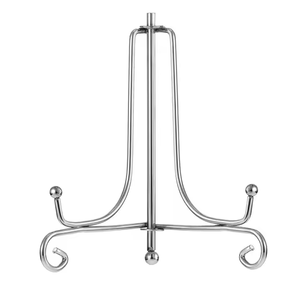 6 inch có thể gập lại tấm chủ đứng hình ảnh khung đứng sắt đen Giá vẽ đứng Rack hiển thị cho hình ảnh trang trí nội thất máy tính bảng Tabletop - Product Image 1