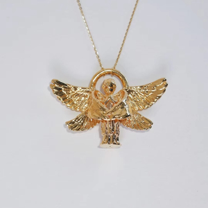 สร้อยคอไทเทเนียมแบบยาวสีทอง18K สำหรับผู้ชายที่ร่ำรวย - Product Image 1
