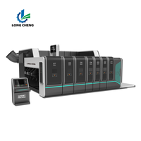 Automatic Cardboard Flexographic Printing Slotting Rotary Die Cutting Machine Pizza Box Making Machine