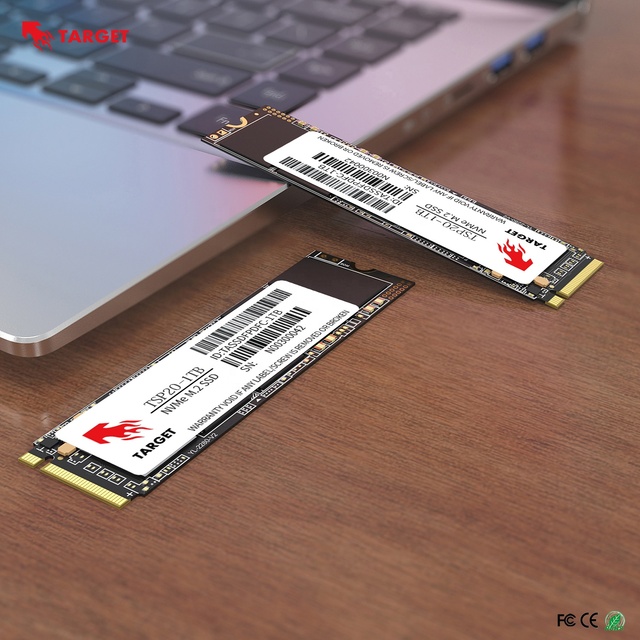 1TB M2 2280 PCie 3.0 Gen3 Nvme M.2 SSD Internal Laptop PC Hard Drive Metal Shell New Target Hard Drive