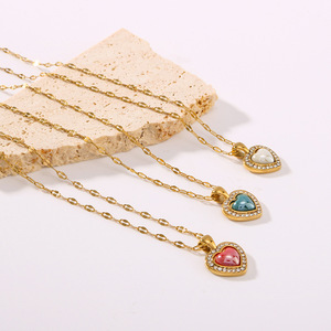 สร้อยคอจี้รูปดาวพระจันทร์ทรงสี่เหลี่ยมผืนผ้าสร้างแรงบันดาลใจตามสั่งชื่อครบรอบปีที่แกะสลักรูปทรงเรขาคณิต - Product Image 4