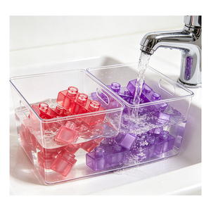 Cubos de Gel Montessori, Kit de Construcción Sensorial de TPE para Niños Pequeños, Juguete Portátil de Aprendizaje Preescolar para el Desarrollo de Habilidades de Equilibrio - Product Image 4