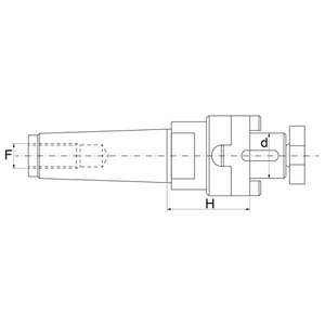 เฟอร์วีไอ-16/CM3อะแดปเตอร์สำหรับโรงสีปลอกหุ้มปลายหัวสว่าน-8012667179601ไฟฟ้าอุปกรณ์เสริมสำหรับดอกสว่าน - Product Image 2