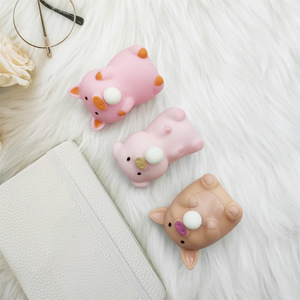 Jouet sensoriel anti-stress cochon mignon pour enfants, jouet pour enfants de 5 à 7 ans, en plastique, à presser, design anti-anxiété pour garçons et filles - Product Image 4