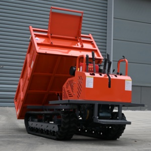 Livraison gratuite EPA Mini Dumper chenillé moteur brouette piste Site Dumper Dumper pour travaux agricoles Mini Crawler Dumper Truck - Product Image 4