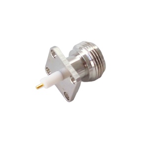 Connecteur coaxial RF N <span class=keywords><strong>femelle</strong></span> à bride carrée de 17,5 mm, isolateur de 8 mm, broche de <span class=keywords><strong>3</strong></span> mm, 50 Ohms, DC-11 GHz, IP68, pour connexions de câbles micro-ondes - Product Image 2
