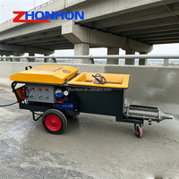 Machine à projeter le ciment et le mortier électrique professionnelle de haute qualité, haute efficacité pour la construction et le plâtrage automatique
