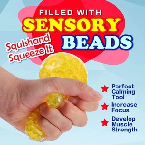 JITENG Último Lanzamiento, Juguete Antiestrés de TPR Suave, Bola de Uva, Bola de <span class=keywords><strong>Agua</strong></span>, Bola de Presión, Juguete Musical para Aliviar el Estrés - Product Image 5