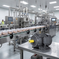 Moteurs asynchrones à faible consommation d'énergie et haute efficacité avec anneau pour machine de remplissage