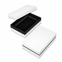 Boîte cadeau rigide personnalisée avec insert en EVA moulé floqué, revêtement UV pour cosmétiques, parfums, huiles, bougies et cadeaux de fêtes, impression de logo