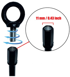 Heavy Duty Galvanized Tent <strong>Stake</strong> Spiral Ground Screw for Outdoor Camping Canopy <strong>Trampoline</strong> Fixing - Product Image 2