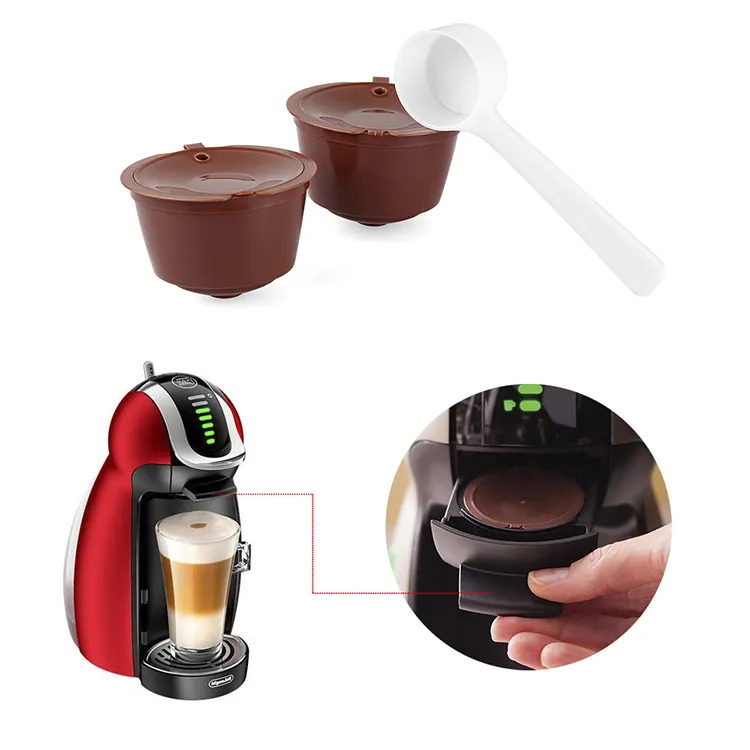 Cápsulas de café reutilizables para Nescafé Dolce Gusto, filtro de cápsulas de café