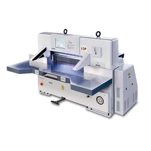 เครื่องตัดกระดาษ QZYK920D-10เครื่องตัดกระดาษไฟฟ้ากิโยติน A3กระดาษพร้อมหน้าจอสัมผัส10"