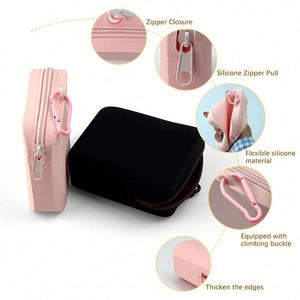 Nouveauté - Sac à nourriture pour chien en silicone imperméable, grande capacité, fermeture éclair, pochette de voyage portable pour chiens de petite et moyenne taille - Product Image 3