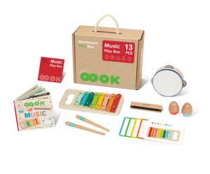 Instrument à percussion pour bébé <span class=keywords><strong>xylophone</strong></span> octave jouets à percussion à main jouets éducatifs pour tout-petits ensemble de musique Montessori - Product Image 1