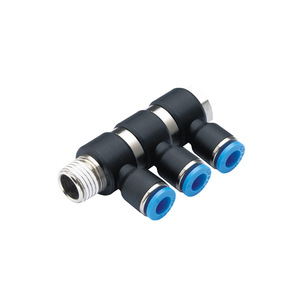 Xingyi Technology Pneumatic <b>Quick</b> Coupler PHT4 6 8 10 Series Right Angle Straight Through PU <b>Connector</b> - Product Image 2