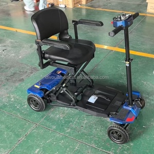Automatic Folding Mobility Scooter Electric Foldable Scooter Quick Remote Folding Mobility Scooter Portable for <b>Elderly</b> - Product Image 5