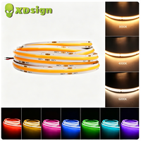 Bande lumineuse LED RGB programmable XDSIGN AE Magic-Color, 528 LED COB linéaires, 8 mm, 10 W/m, 24 V, ruban adhésif, décoration intérieure