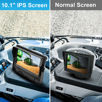 PJAUTO AHD Retrovisor IP69K Monitor Impermeable Sistema de Monitoreo de Carretilla Elevadora