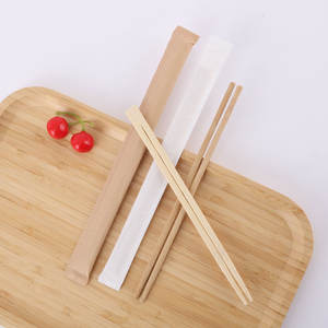 Biểu tượng tùy chỉnh đũa dùng một lần với giấy trắng Trung Quốc truyền thống nhà hàng khách sạn đũa đặt cho ăn mì - Product Image 2