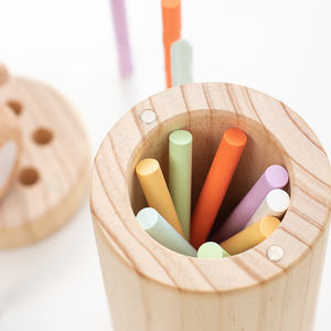 Juguete sensorial de madera para bebés, habilidades motoras finas, juego de palo de equilibrio, juguetes Montessori para bebés de 6 <span class=keywords><strong>meses</strong></span> a 3 años - Product Image 4