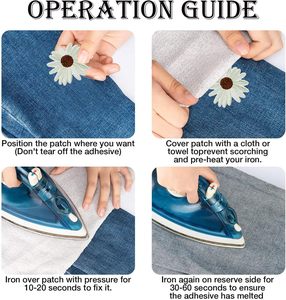 แผ่นปักลายจักรราศีสีทองแผ่นติดด้วยความร้อนสำหรับเสื้อผ้ากระเป๋าหมวกเครื่องประดับ DIY - Product Image 2