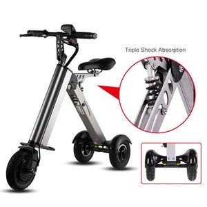 Scooter électrique compact pour personnes handicapées, ultra-léger en alliage d'aluminium, pliable, portable, tricycle urbain pour adultes - Product Image 6