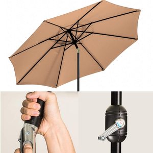 Ombrellone da Mercato Moderno in Acciaio Fornitura Diretta dalla Fabbrica - Ombrellone Casual da Esterno per Ristoranti e Giardini - Product Image 3