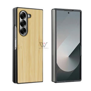 삼성 Z 폴드 플립 7 나무 전화 케이스 단단한 나무 공예 하드 케이스 빈티지 스타일 탄소 섬유 및 목재 전화 커버에 대한 신제품 - Product Image 3