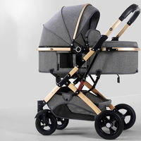 Poussette Légère de Voyage pour Bébé, Pliante, 3 en 1, pour Nouveau-né
