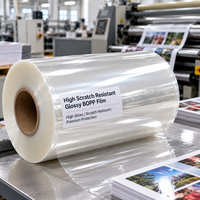 Film BOPP Glossy Nova untuk Kemasan Kotak, Kemasan Kue, Percetakan Kemasan, Film Laminasi Thermal Matte Glossy, Film Laminasi Dingin