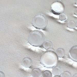 <span class=keywords><strong>Perles</strong></span> de verre transparentes haute clarté sans trou, sphères solides rondes pour remplissage de vase, artisanat DIY, décoration de centre de table de mariage - Product Image 1