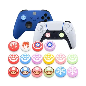 Siliconen Lichtgevende Duim Grip Cover Voor Ps5 Ps4 Pro Ps3 Ps2 Xbox One Xbox 360 Thumbstick Rubber