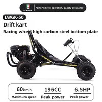 Karting tout-terrain australien version 196CC, moteur à essence, kart de loisirs pour adultes, vitesse maximale de 60 km/h et buggy de sable
