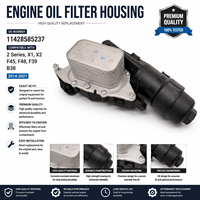 Housing Filter Oli Mesin Tahan Lama untuk bmw Placeholder 2 Series X1 X2 OE 11428585237 Suku Cadang yang Sempurna Anti Bocor Oli
