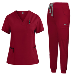 Nuevo Color <span class=keywords><strong>de</strong></span> manga corta para mujer, traje elástico <span class=keywords><strong>de</strong></span> secado rápido, quirófano, conjunto <span class=keywords><strong>de</strong></span> uniforme <span class=keywords><strong>de</strong></span> <span class=keywords><strong>enfermera</strong></span>, uniforme <span class=keywords><strong>de</strong></span> salón <span class=keywords><strong>de</strong></span> belleza - Product Image 6