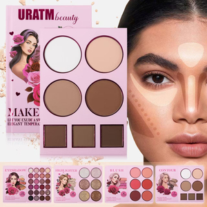 <span class=keywords><strong>Palette</strong></span> Ombretto Multicolore Shimmer Illuminante Blush 43 Colori Libro Trucco Multiuso a 4 Strati per Viso, Occhi, Guance - Product Image 6