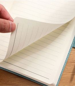 Promotion 100 Sheets Leather/PVC Hardcover Cover UV Printed Eco-Friendly A5 Notebooks for Business - Product Image 2