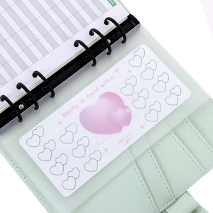 Yihe New Top Selling Frosted/Paper <span class=keywords><strong>A6</strong></span> Cute Dashboard para carpetas de presupuesto como dinero/Organización de inserción de efectivo a $10/$20/$<span class=keywords><strong>50</strong></span> - Product Image 5